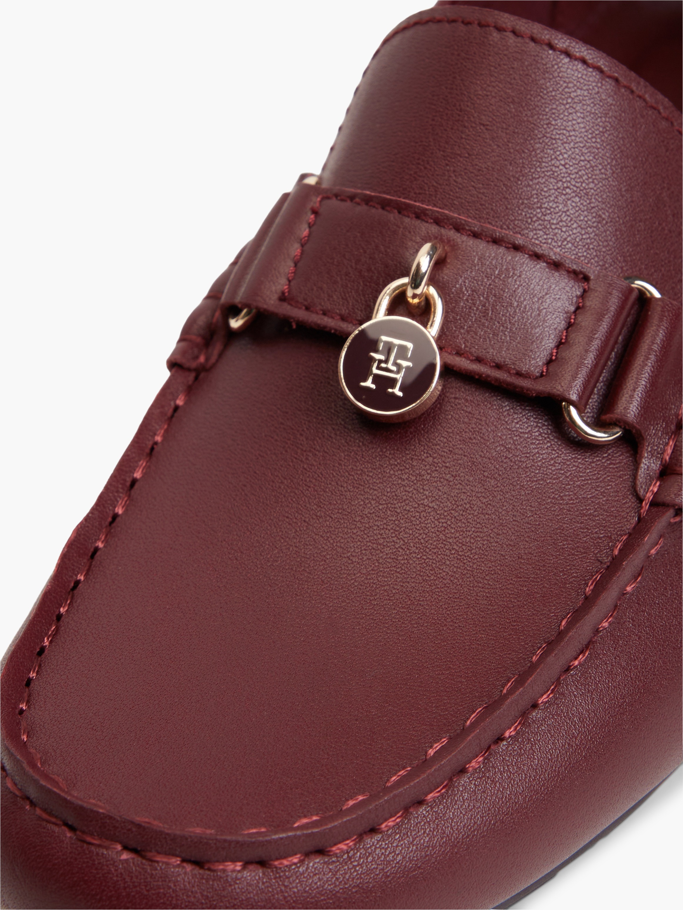 Mocassins em Pele Bordeaux - Tommy Hilfiger  3