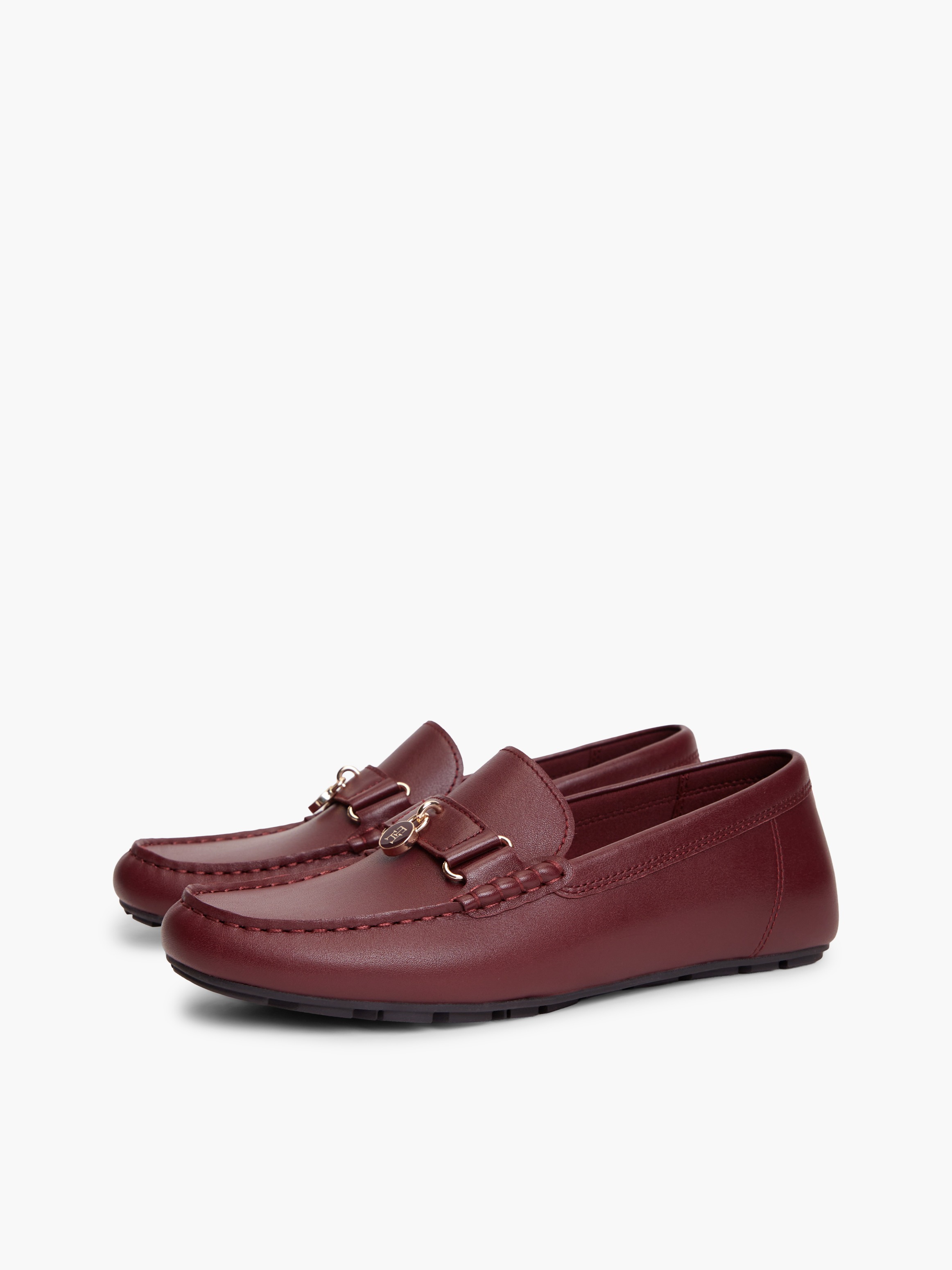 Mocassins em Pele Bordeaux - Tommy Hilfiger  4