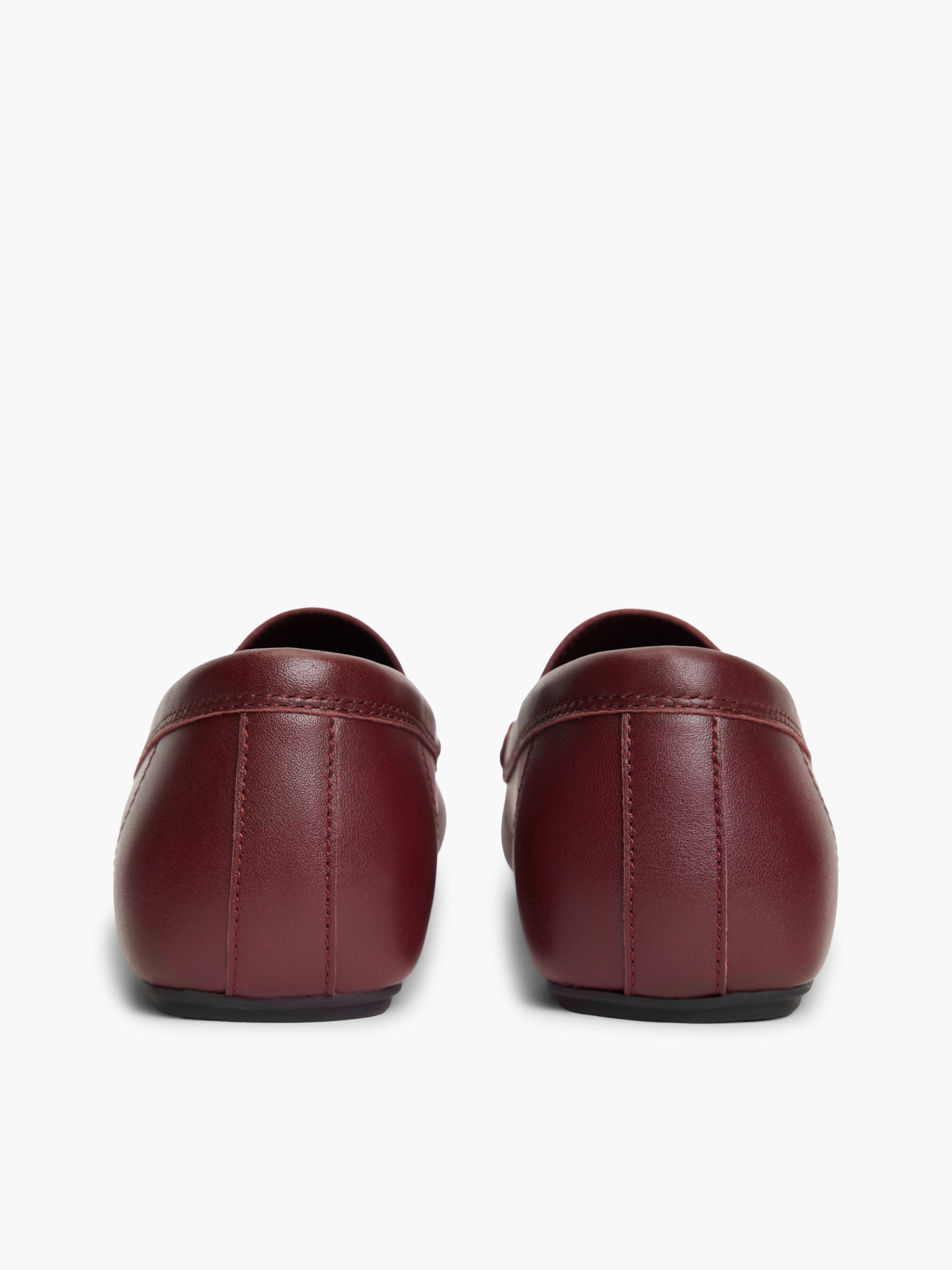 Mocassins em Pele Bordeaux - Tommy Hilfiger  5