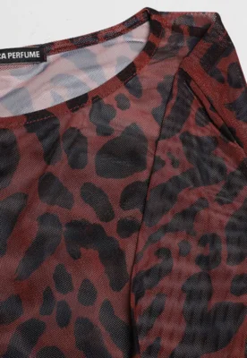 Camisola Semi Transparente WILD JAGUAR - Lança Perfume  2