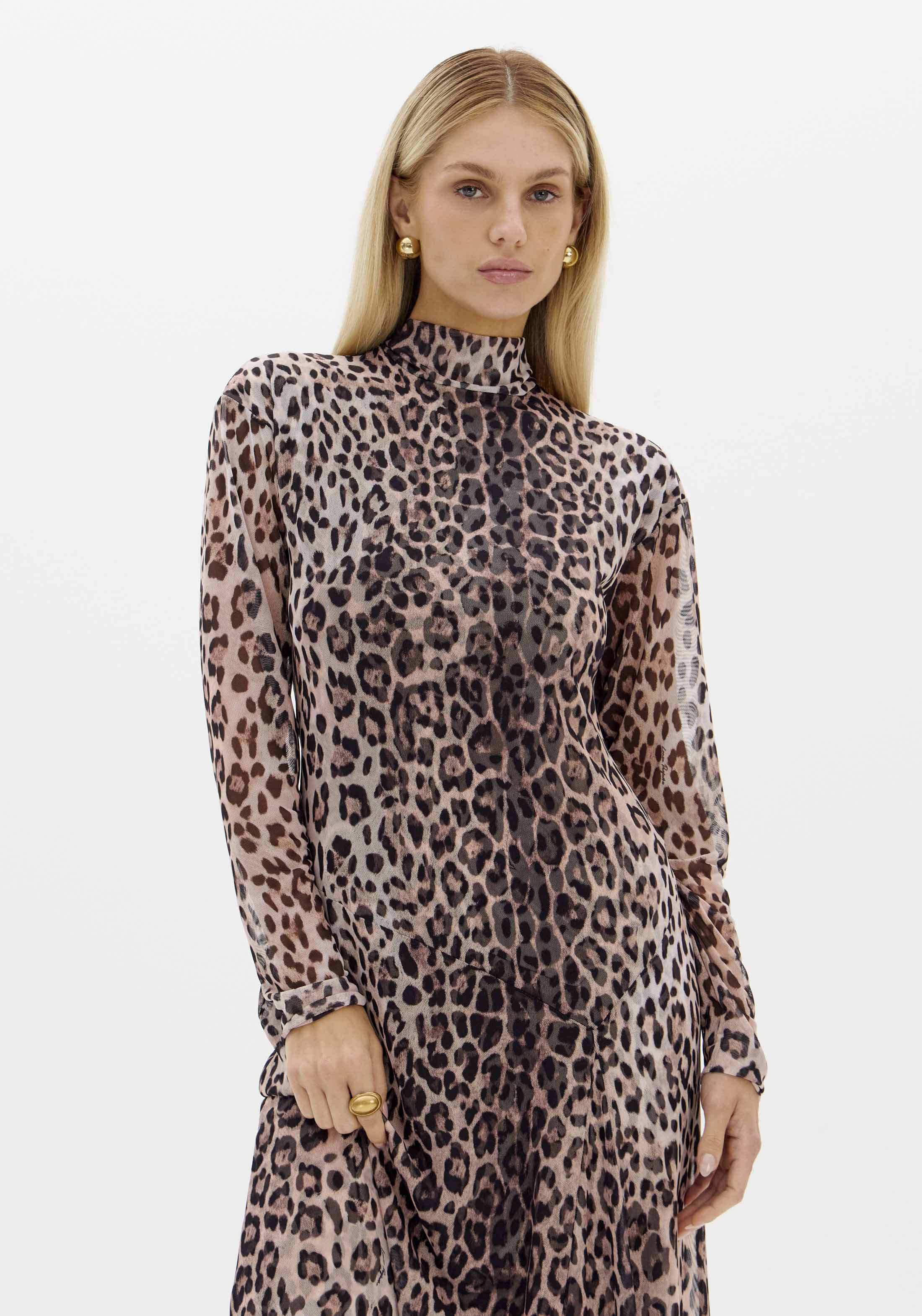 Vestido Comprido Animal Print  - Lança Perfume 3