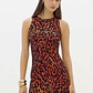 Vestido Comprido Canelado Animal Print - Lança Perfume  - thumbnail 3