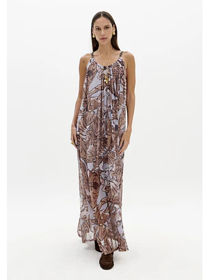 Vestido Comprido WILD EMBRACE Azul - Lança Perfume 
