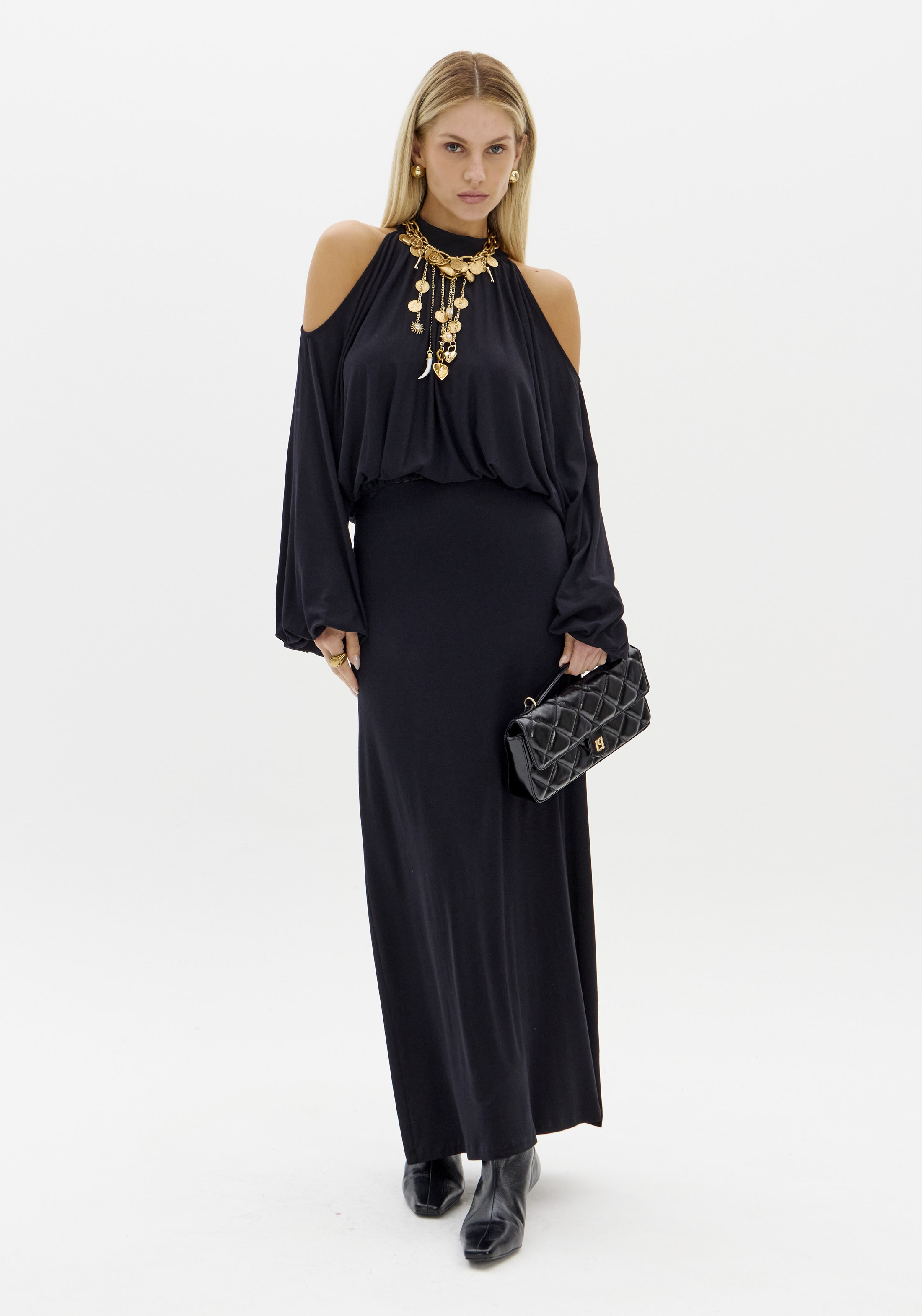 Blusa com Mnaga Comprida  Preto - Lança Perfume  3