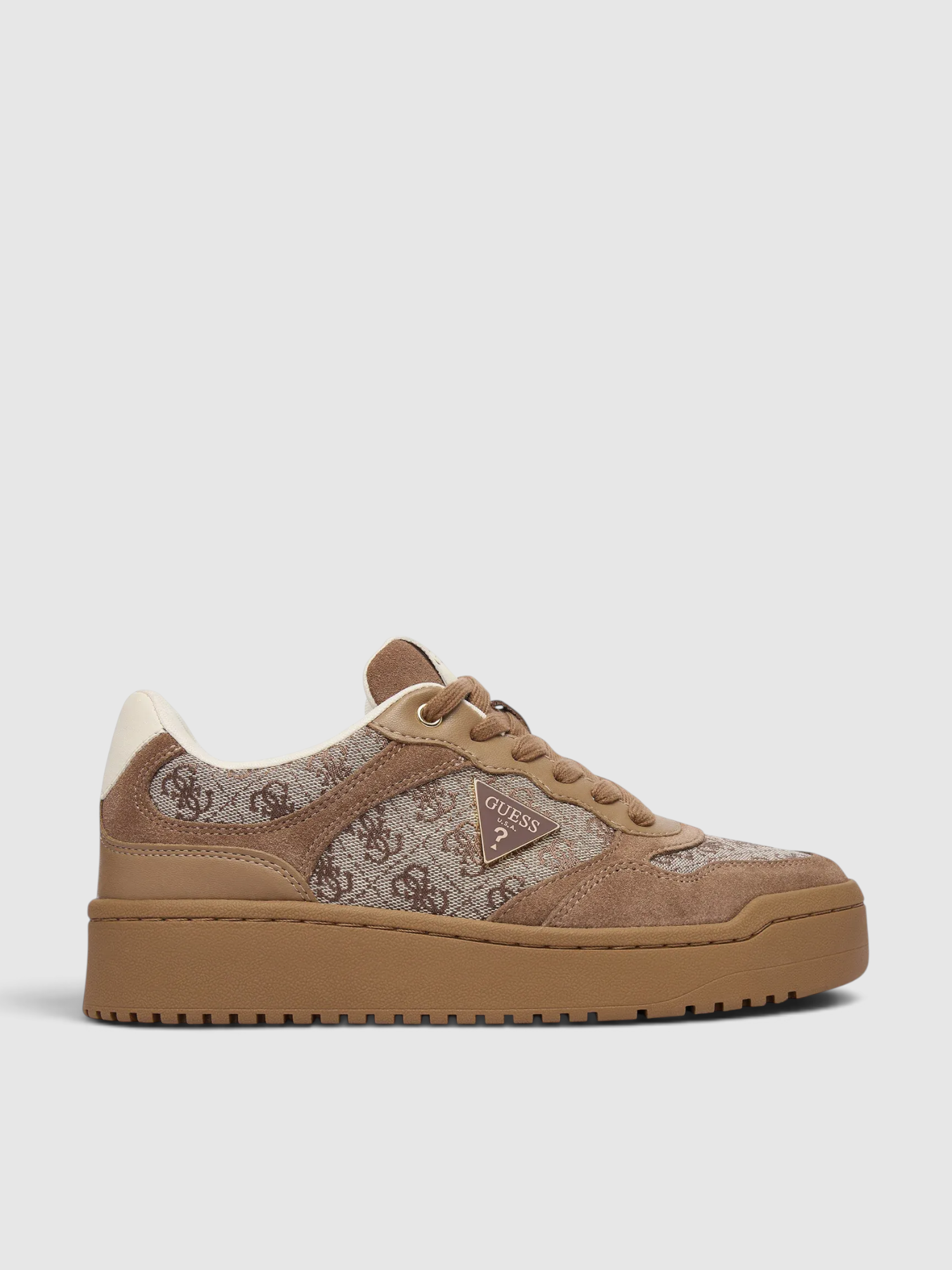 Ténis MIRAM16 Logo Taupe - Guess  1