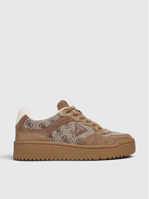 Ténis MIRAM16 Logo Taupe - Guess 
