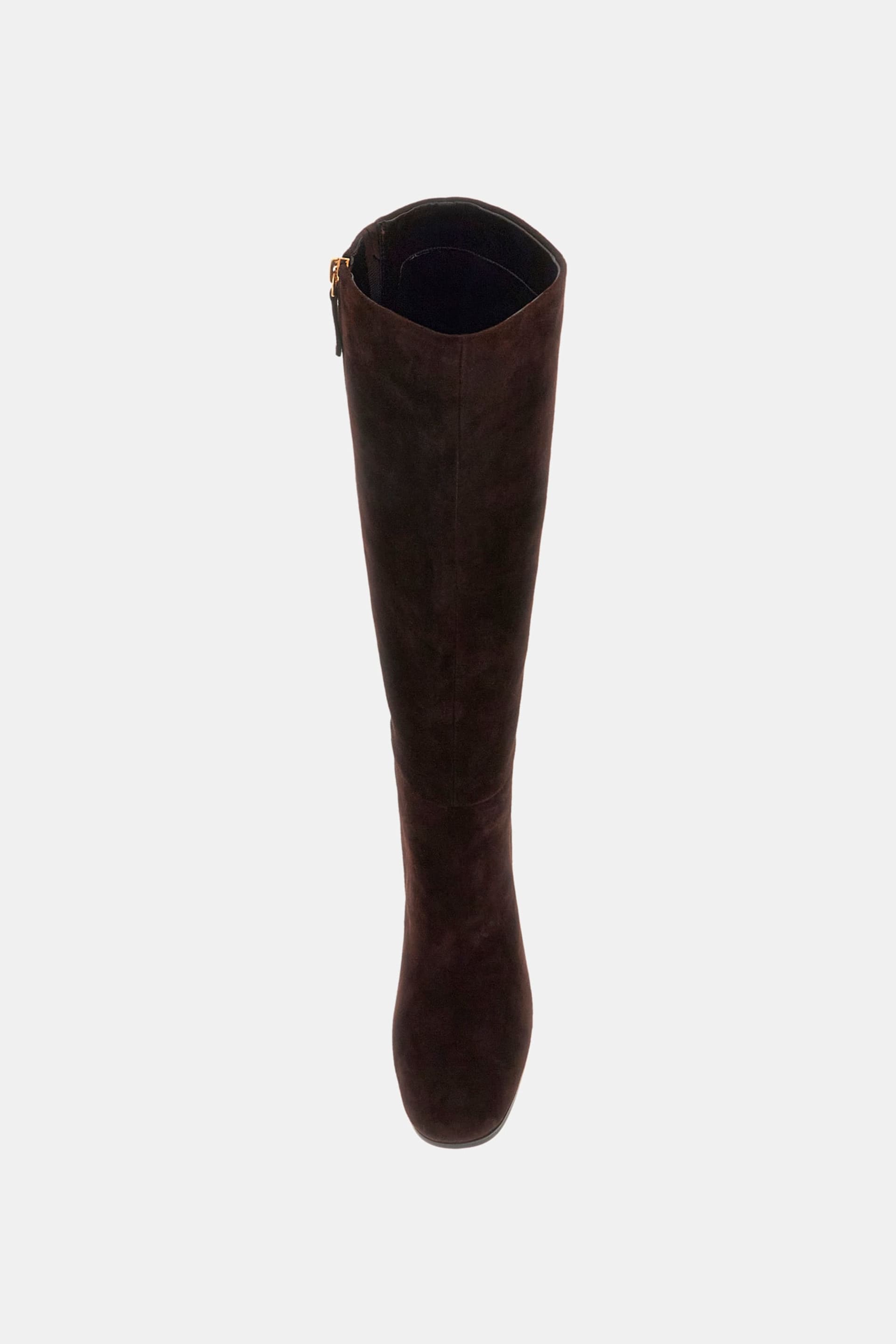Bota de Cano Alto Braxen Suede Castanho - Guess  3