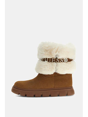 Bota com Pelo MARIBEL Camel - Guess