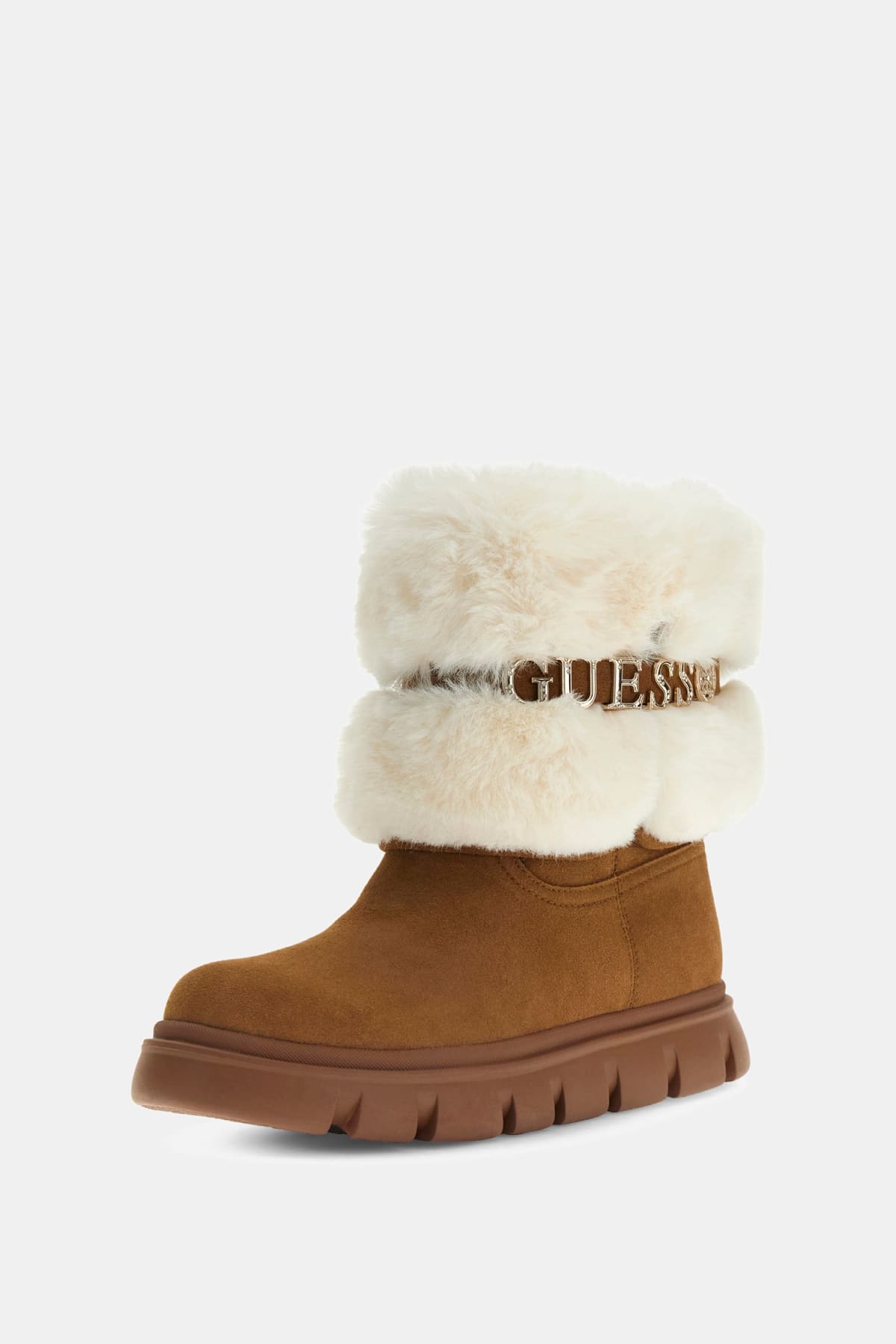 Bota com Pelo MARIBEL Camel - Guess 2