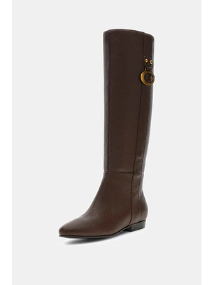 Bota de Cano Alto ELLIANA Castanho - Guess