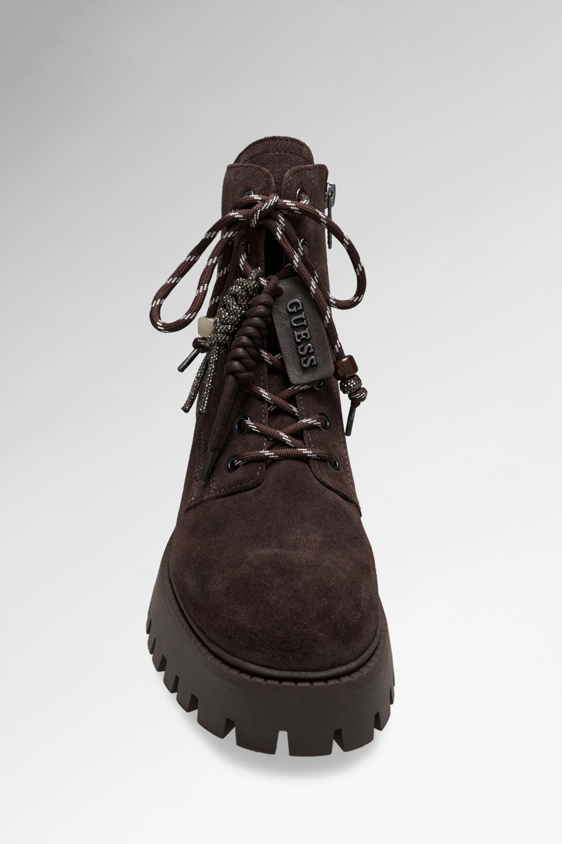 Bota Militar em Camurça Fizzle Castanho - Guess 3
