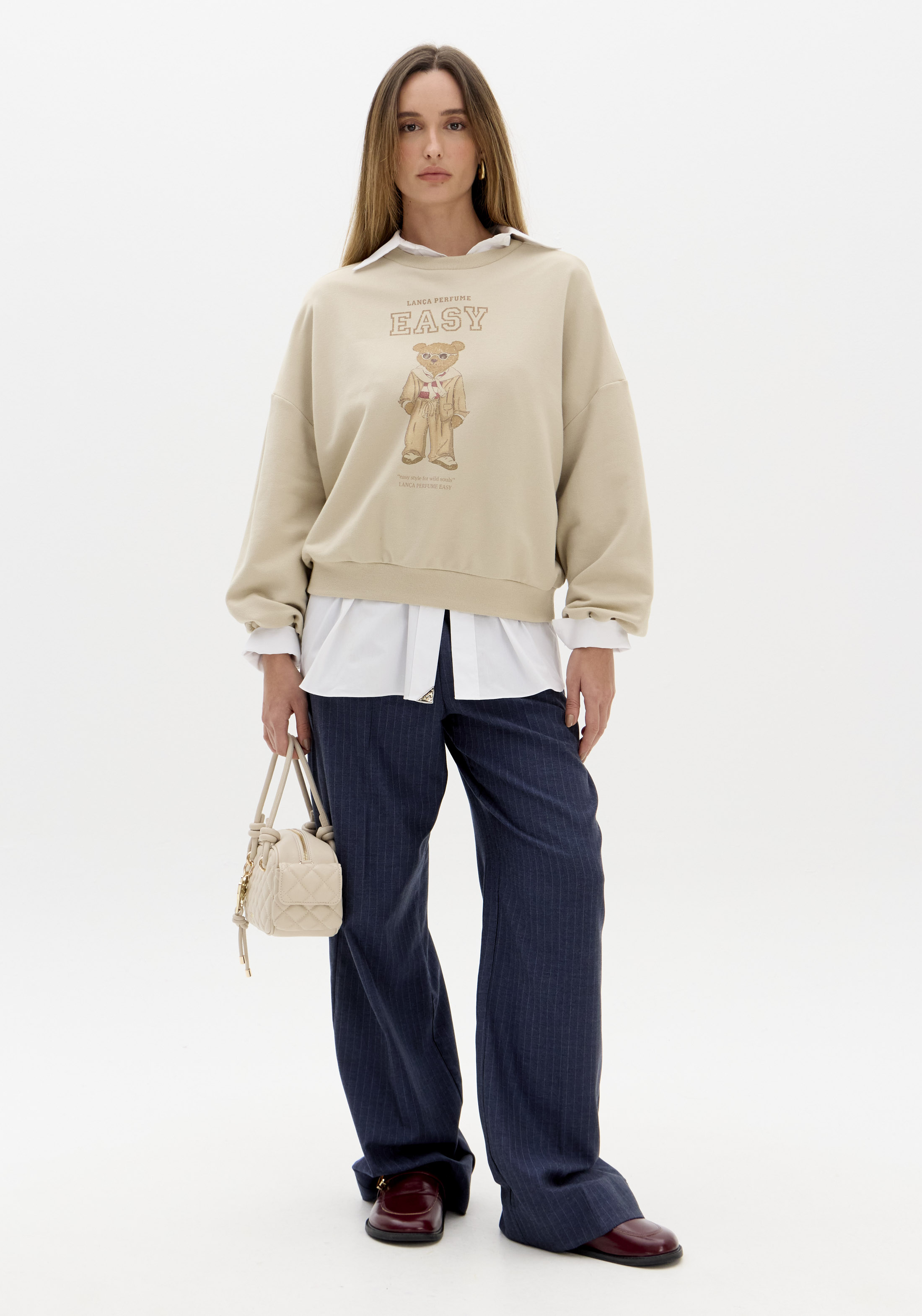 Sweat Urso Bege - Lança Perfume  5