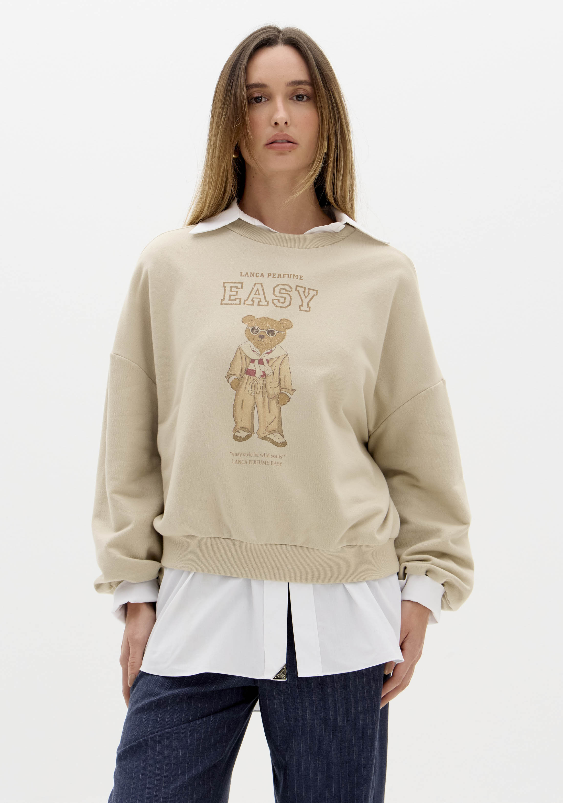 Sweat Urso Bege - Lança Perfume  3
