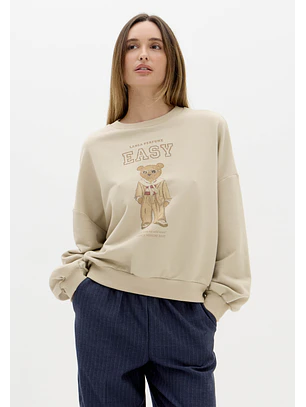 Sweat Urso Bege - Lança Perfume 