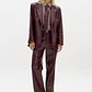 Blazer Oversized Napa Bordeaux - Lança Perfume - vignette 2