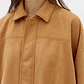 Casaco em Suede Camel - Lança Perfume  - Thumbnail 4