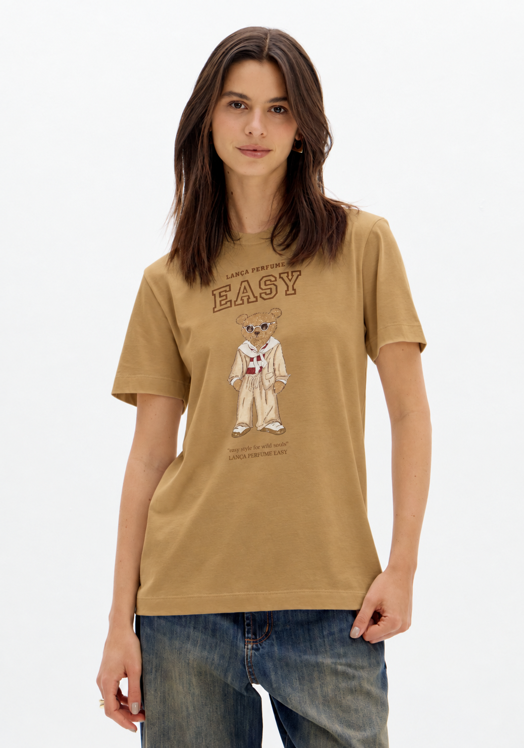 T-shirt Urso Camel - Lança Perfume  1