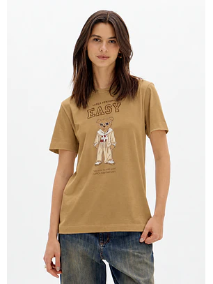 T-shirt Urso Camel - Lança Perfume 