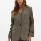 Blazer Xadrez URBAN CHESS Taupe - Lança Perfume  - miniatura 1