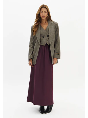 Blazer Xadrez URBAN CHESS Taupe - Lança Perfume 