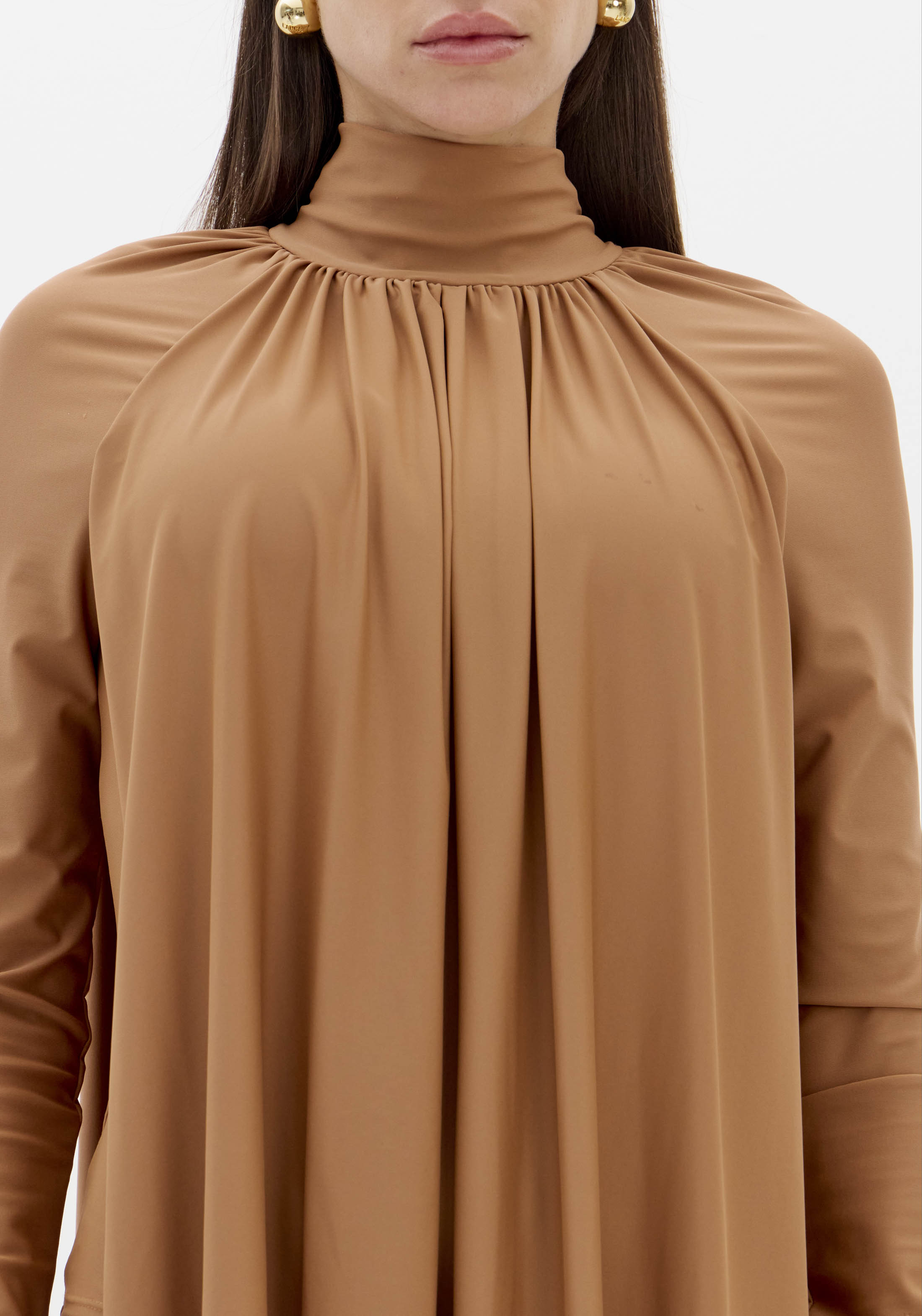 Body Malha Fria Camel - Lança Perfume  4