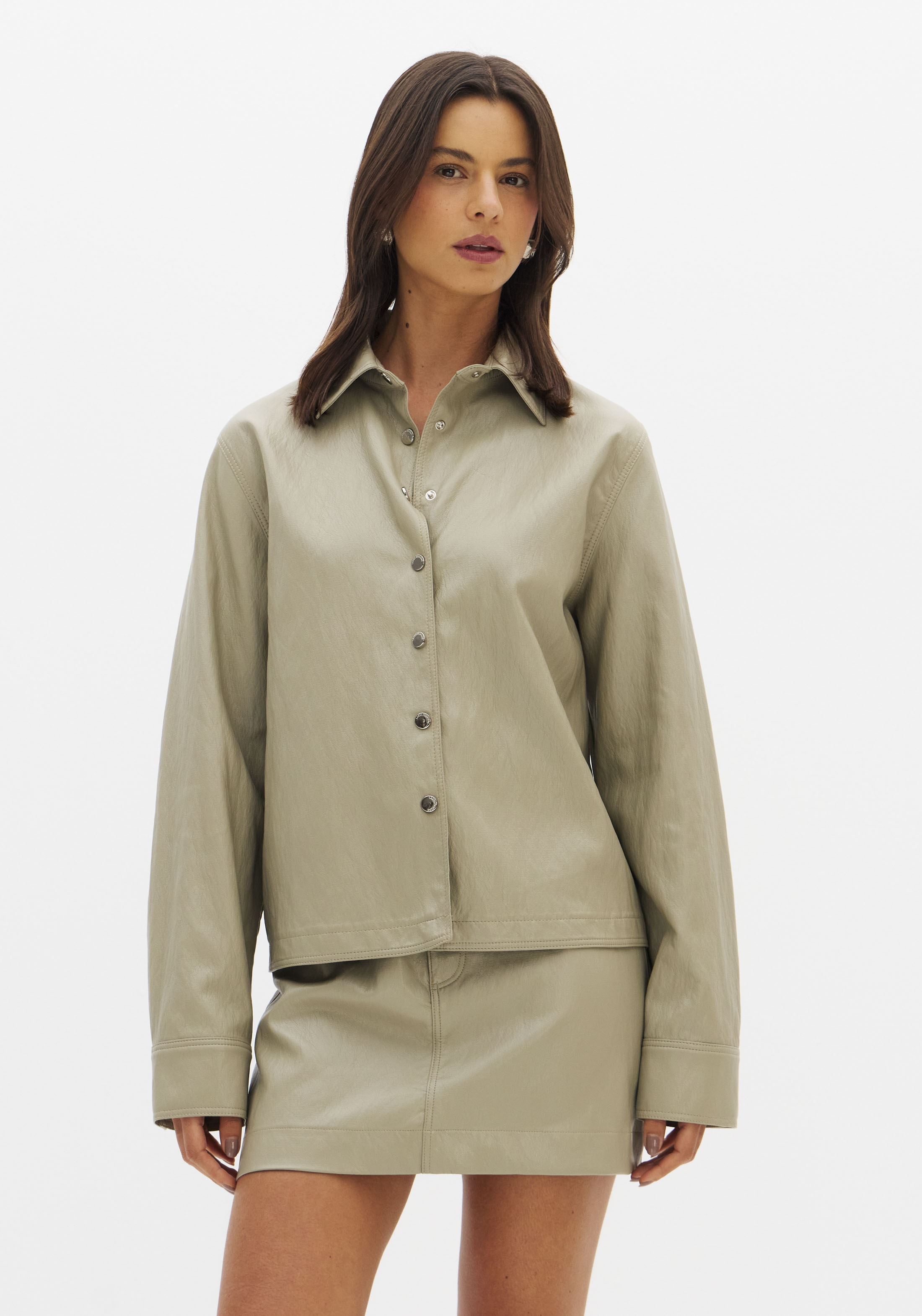 Camisa em Napa Verde - Lança Perfume  1