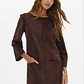 Vestido Curto em Suede Castanho - Lança Perfume  - Thumbnail 1