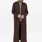 Trench Coat em Suede Castanho -  Lança Perfume - miniatura 1