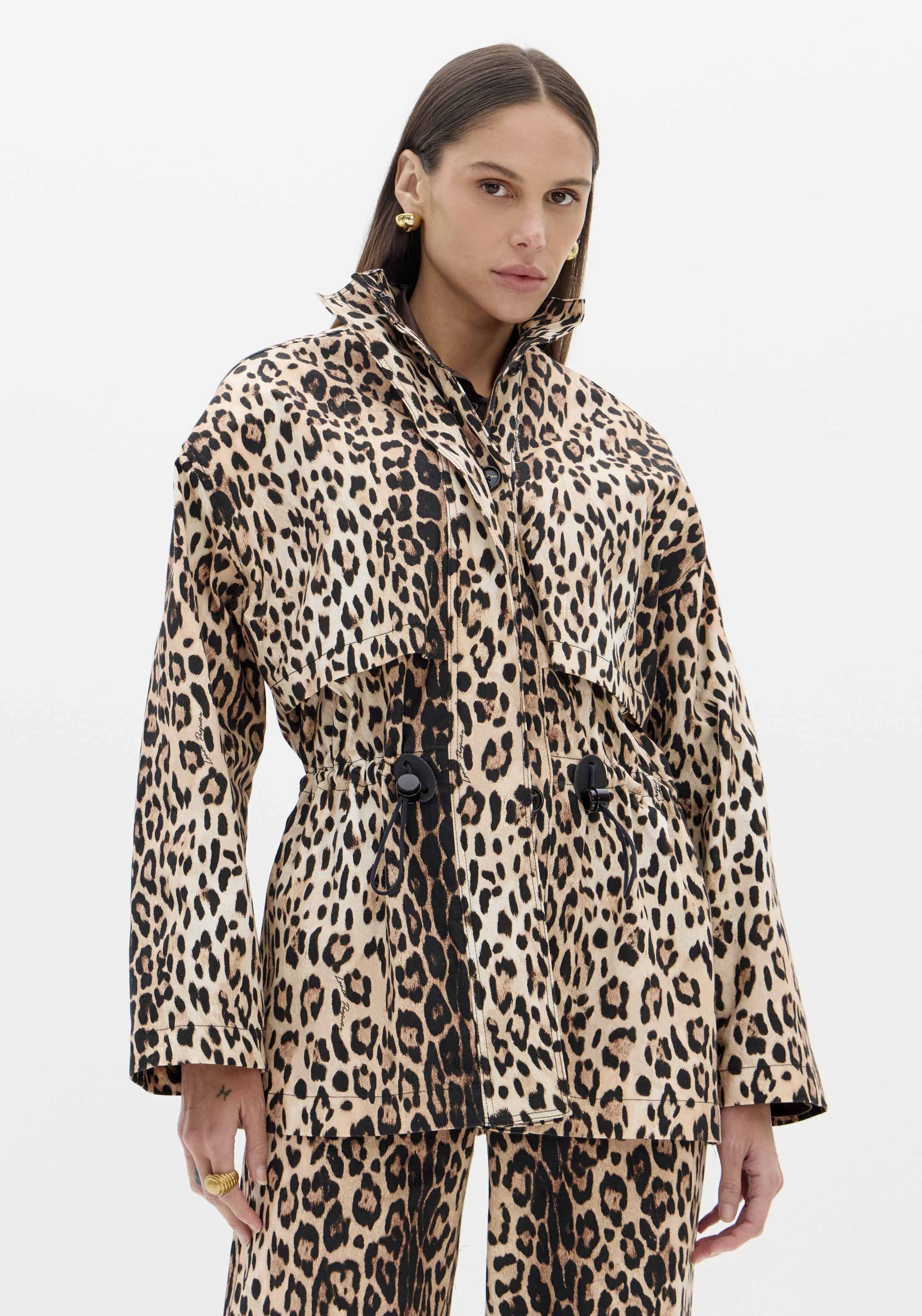 Casaco Parka Animal Print - Lança Perfume  1