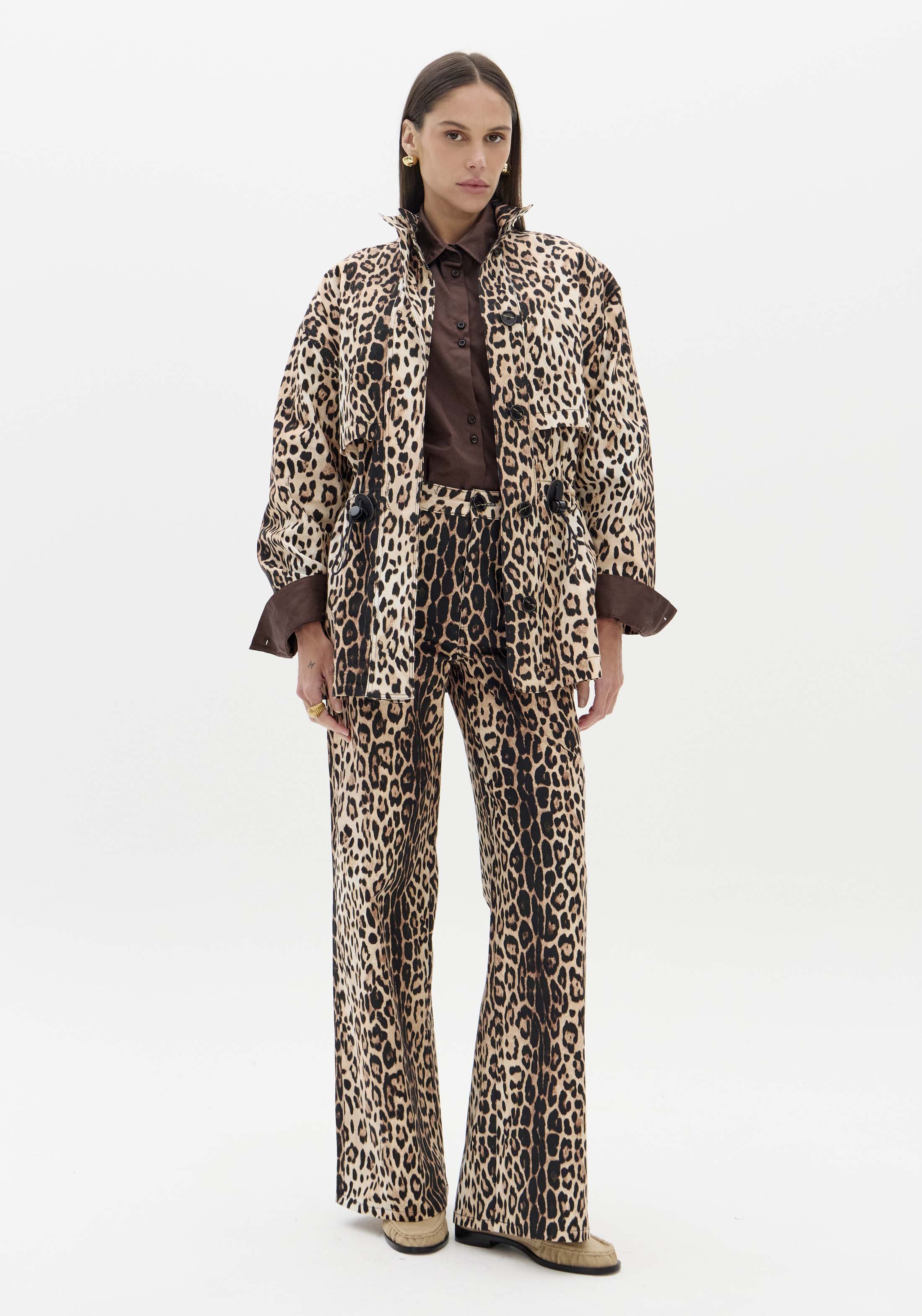 Casaco Parka Animal Print - Lança Perfume  2
