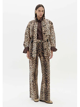 Casaco Parka Animal Print - Lança Perfume 
