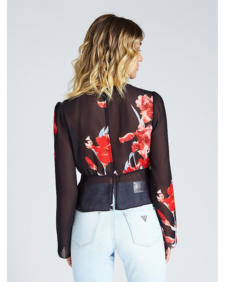 Blusa Print Floral - Guess