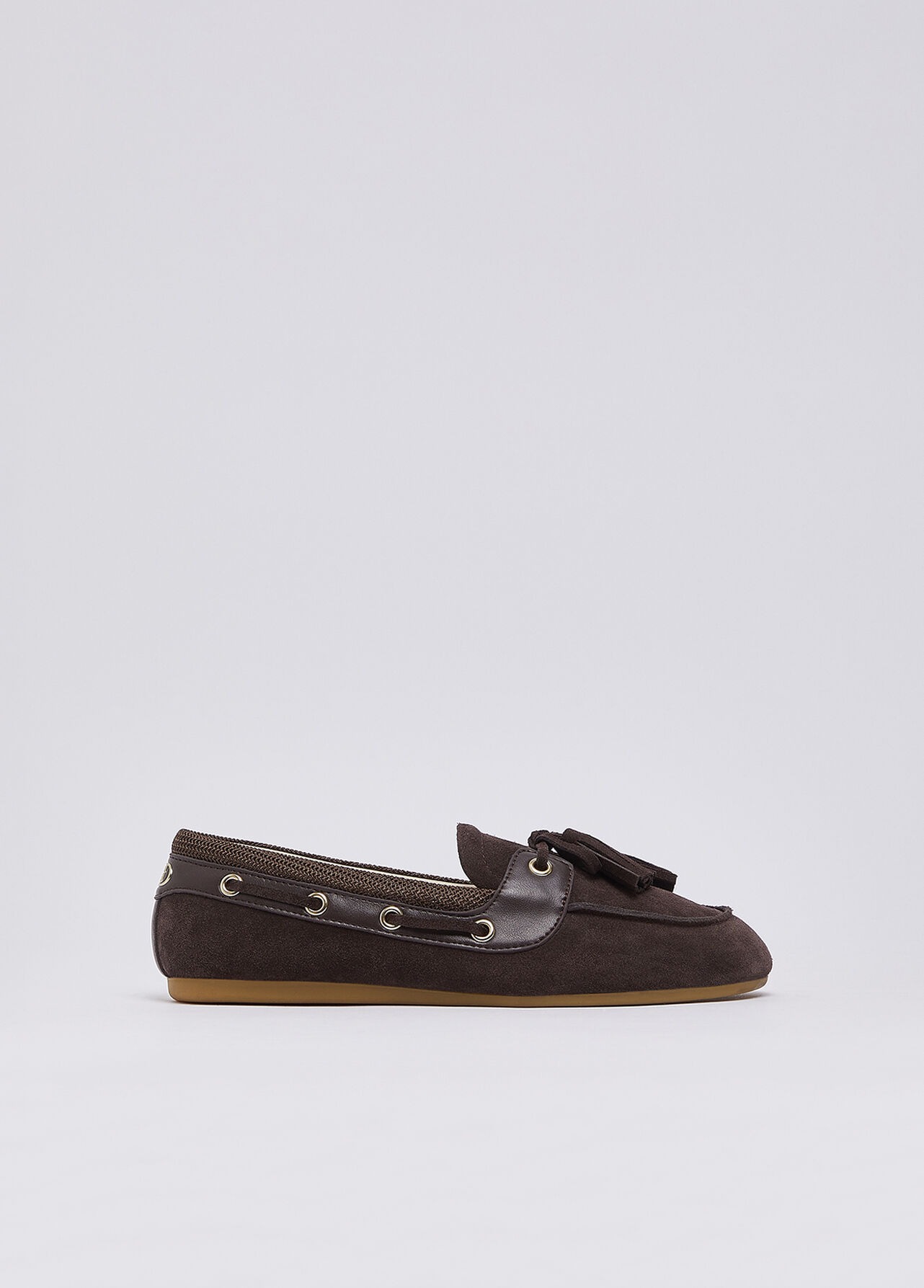 Sapato Mocassin em Camurça Skipper 03 Castanho - Liu Jo  1