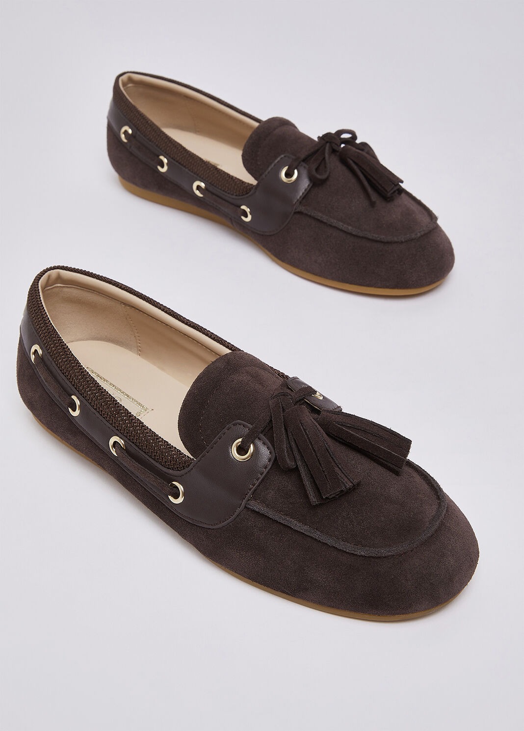 Sapato Mocassin em Camurça Skipper 03 Castanho - Liu Jo  2