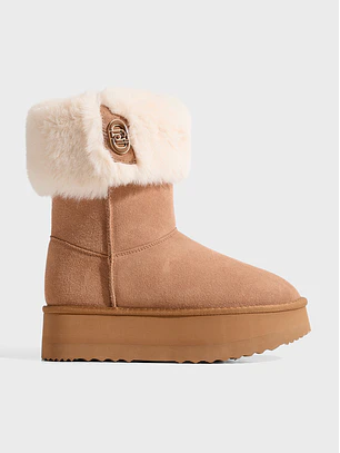 Bota com Plataforma JANE 12 Camel - Liu Jo 