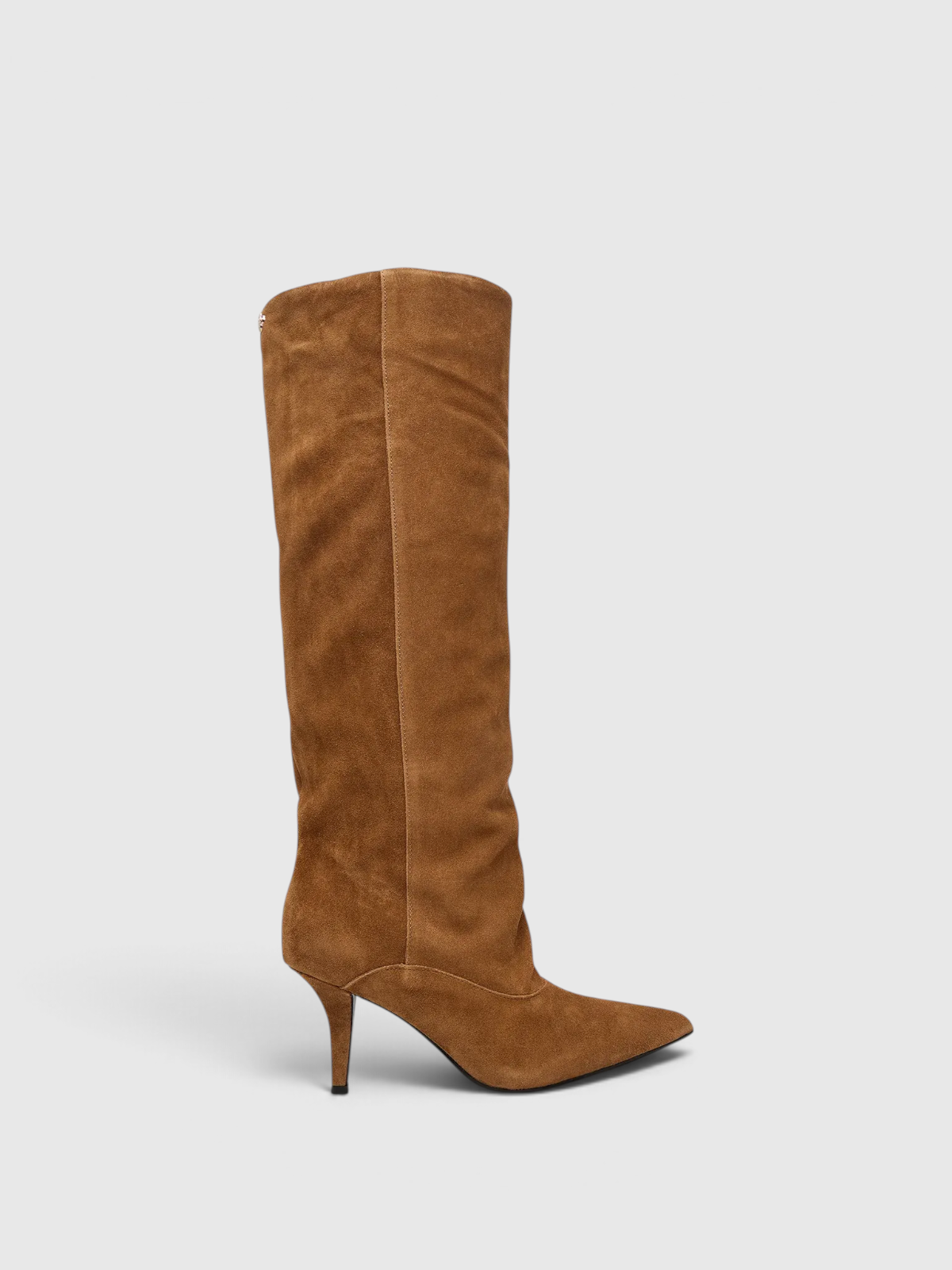 Bota de Cano Alto Carolan Camurça Camel - Guess  1