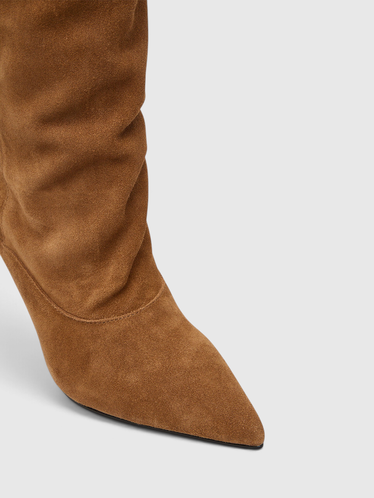 Bota de Cano Alto Carolan Camurça Camel - Guess  3