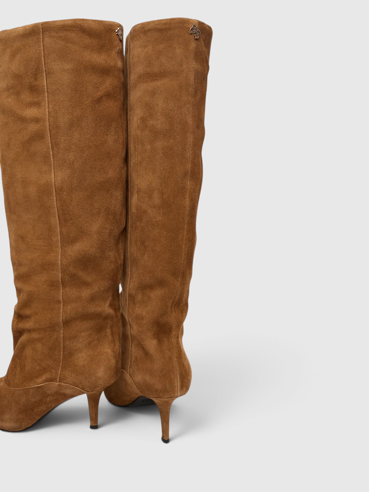 Bota de Cano Alto Carolan Camurça Camel - Guess  4