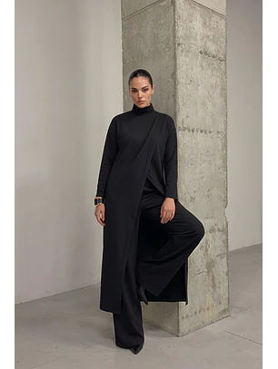 Túnica Comprida AURA Preto - SAHOCO