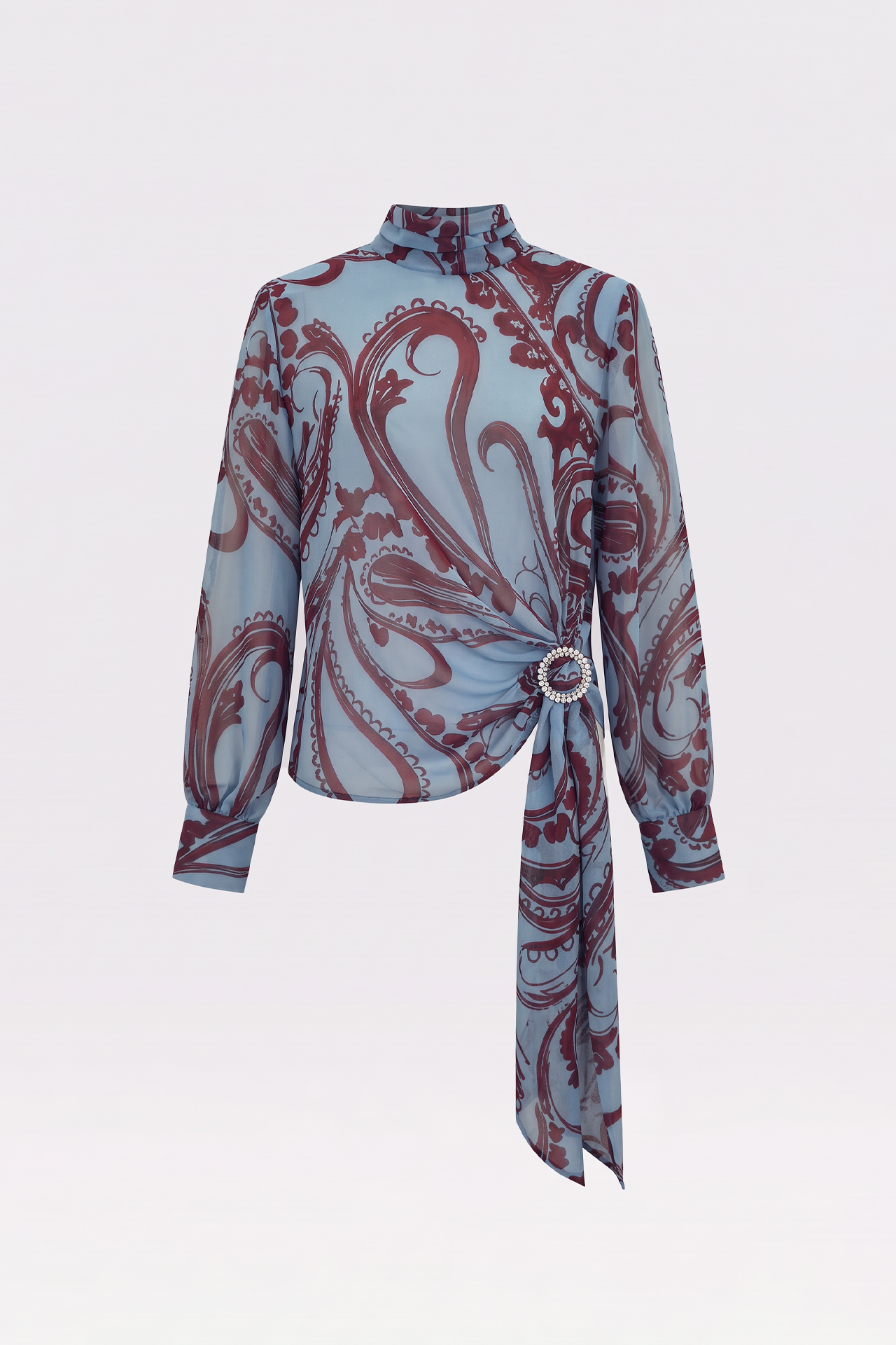 Blusa Halo Print Azul - SAHOCO 2