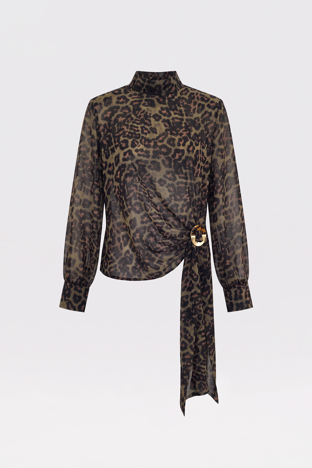 Blusa Halo Print Animal Print Verde - SAHOCO 2