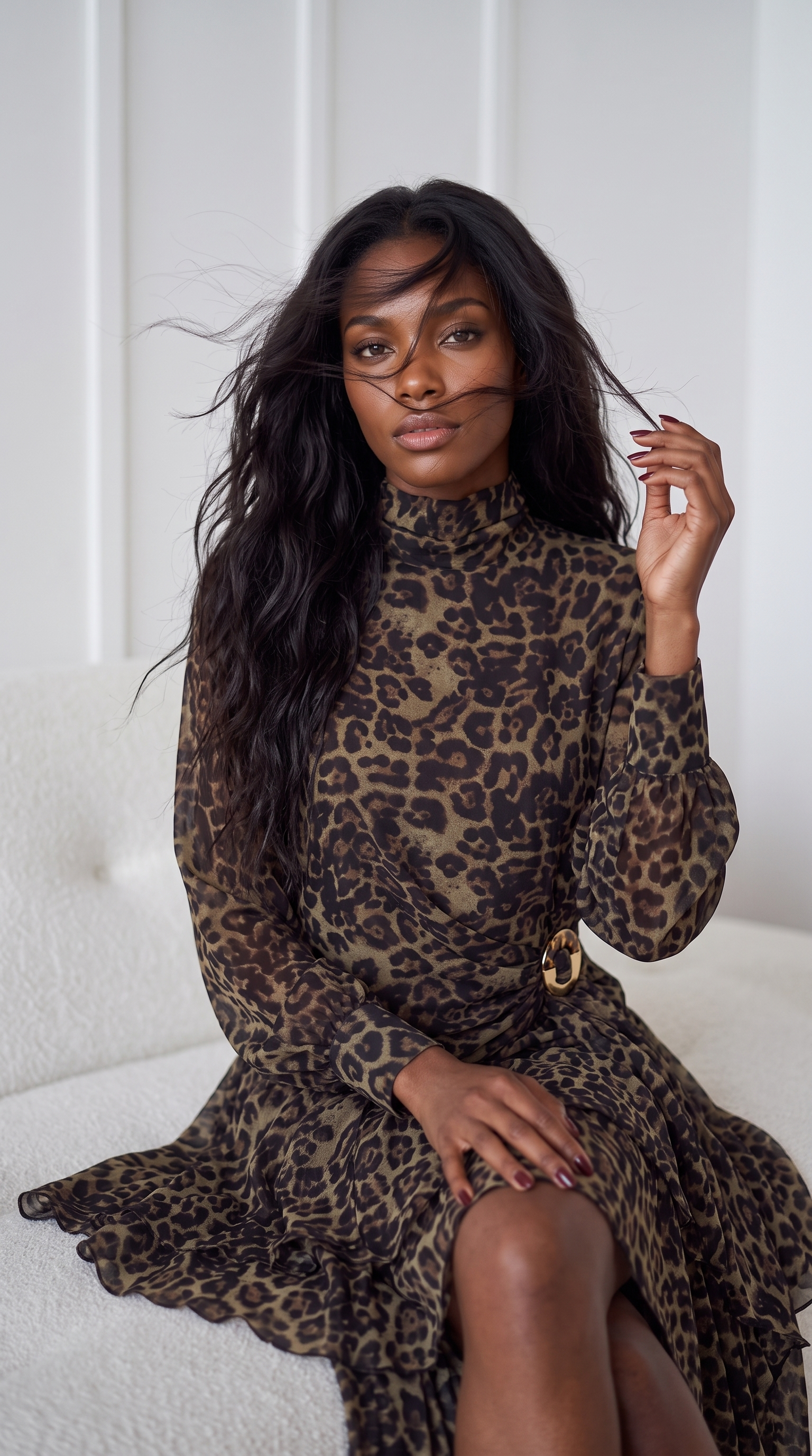 Blusa Halo Print Animal Print Verde - SAHOCO 5