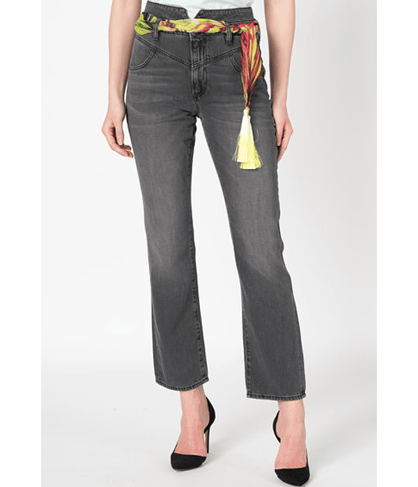 Calça com cinto em tecido - Guess