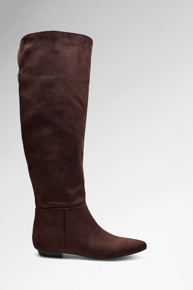Bota de Cano Alto Cordan Camurça Castanho - Guess 1