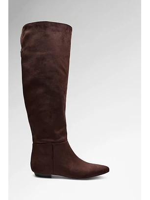 Bota de Cano Alto Cordan Camurça Castanho - Guess