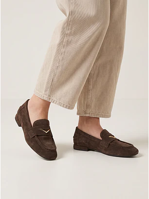 Mocassins em Pele V2571-95-2 Castanho - ABF-97 by exé 