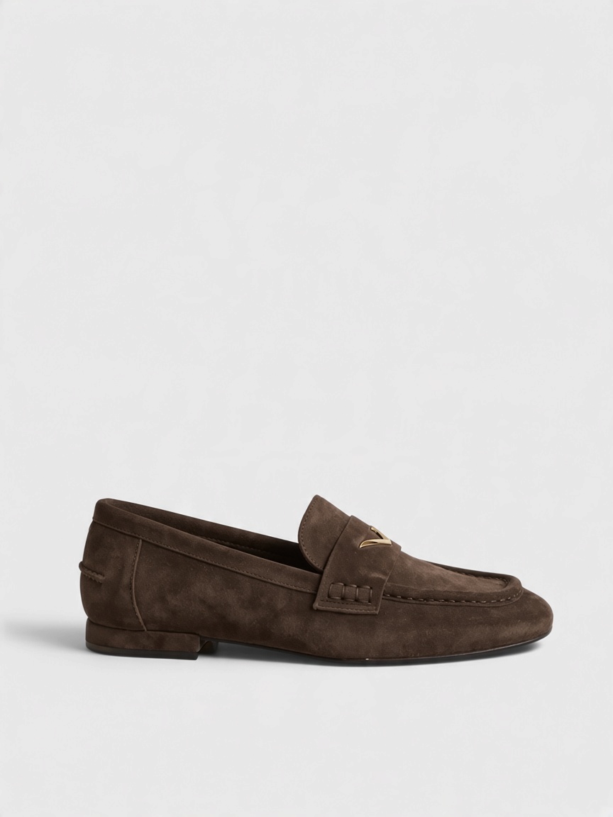 Mocassins em Pele V2571-95-2 Castanho - ABF-97 by exé  1