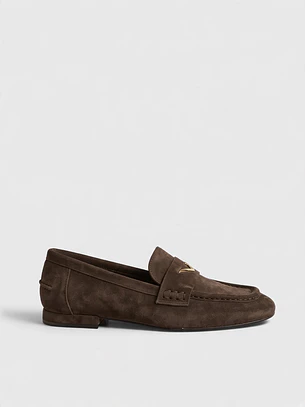 Mocassins em Pele V2571-95-2 Castanho - ABF-97 by exé 
