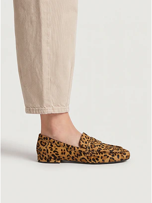 Mocassins em Pele V2571-95-2 Animal Print - ABF-97 by exé 