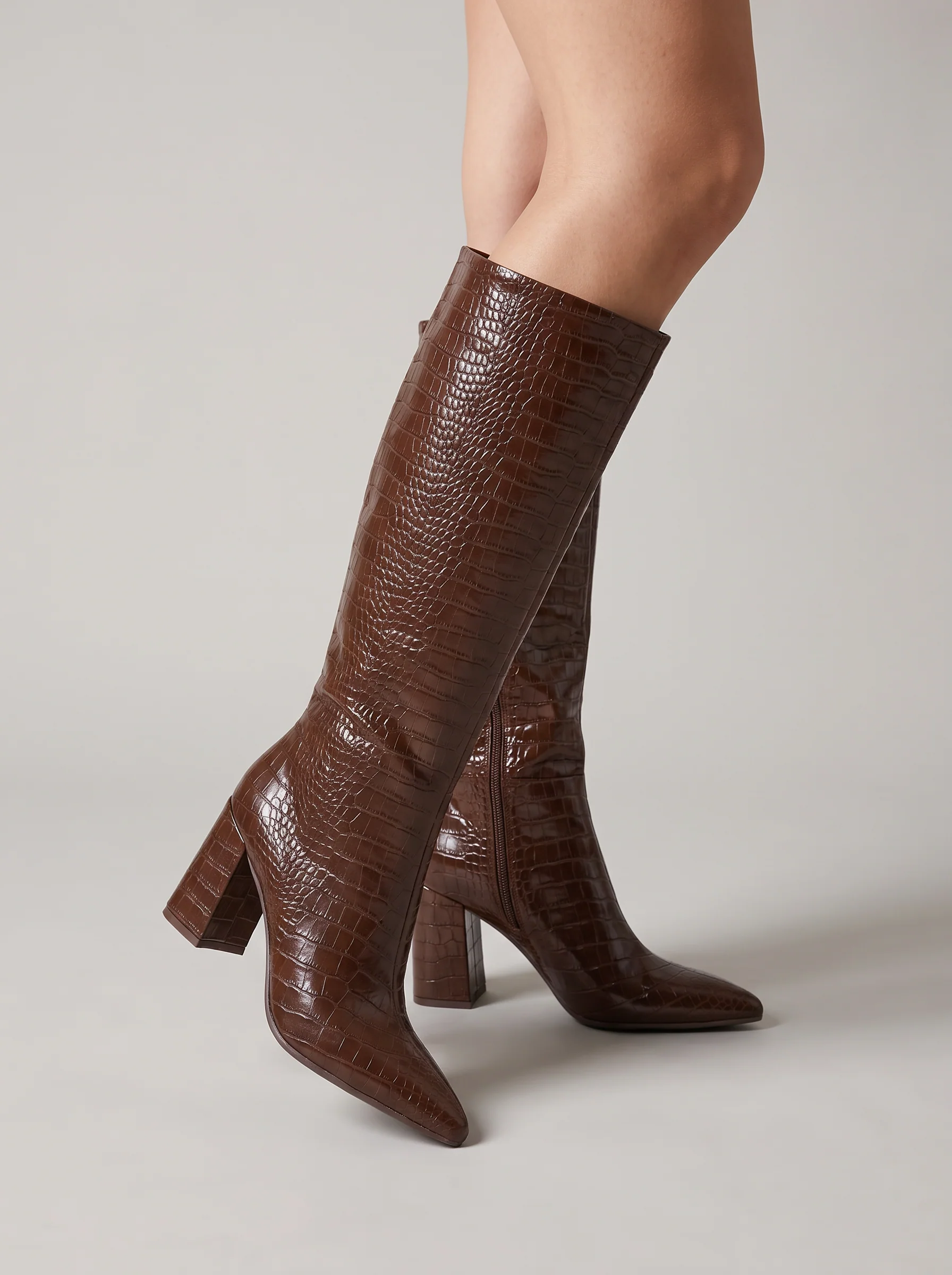 Bota Croco HY2529 Castanho - ABF-97 by exé  2